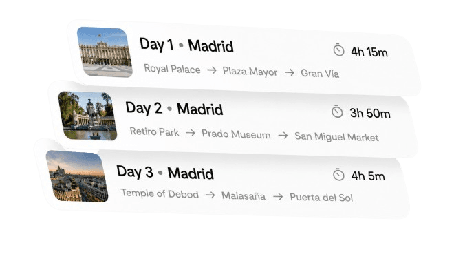 Three-day Madrid itinerary